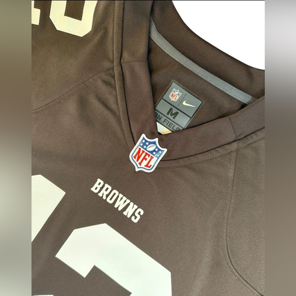 Nike On Field Cleveland Browns NFL Players Colt McCoy Jersey Men's Size M - Picture 4 of 8